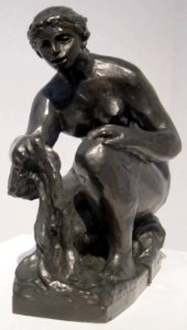 The Washerwoman, bronze sculpture by Pierre-Auguste Renoir, c. 1916-17, Honolulu Museum of Art