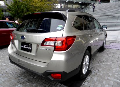 The rearview of Subaru BS9 LEGACY OUTBACK