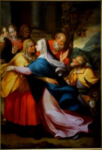 The Visitation by Camillo Procaccini, c. 1602, oil on canvas - Blanton Museum of Art - Austin, Texas - DSC07904
