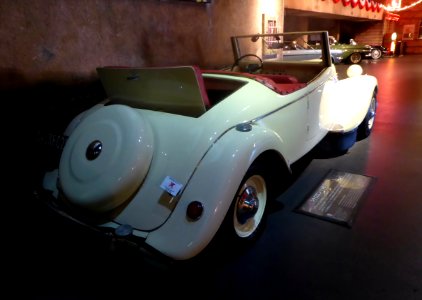 The rearview of 1953 Citroën 11B