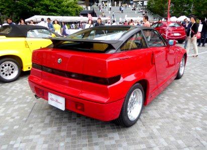 The rearview of Alfa Romeo SZ