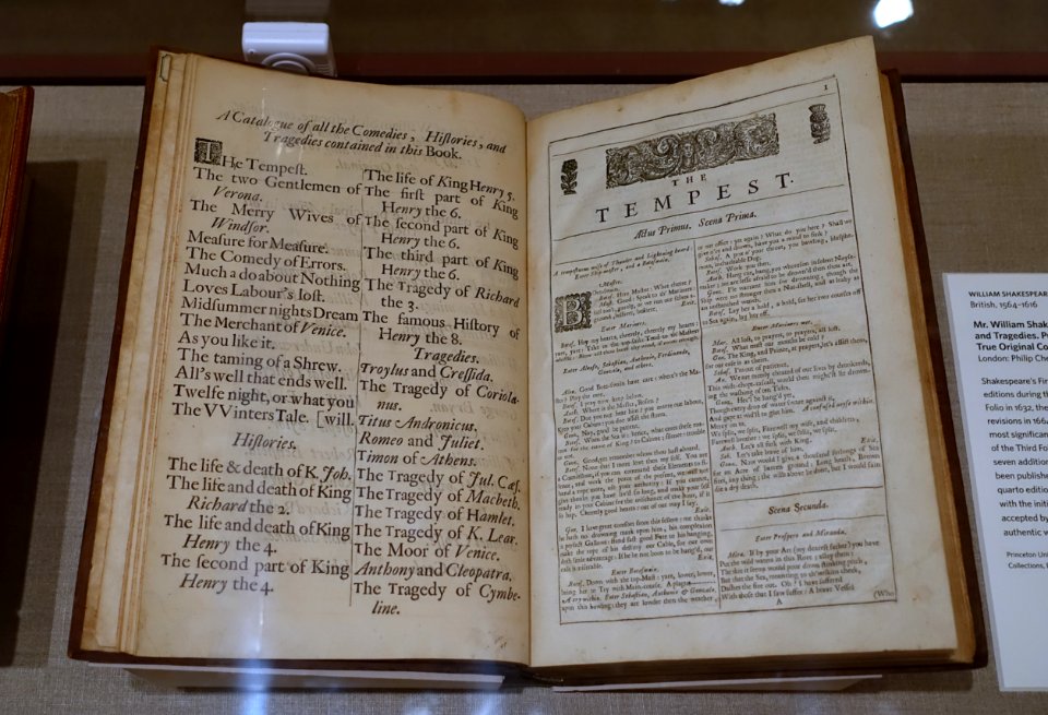 Third Folio, 1664 reissue, Shakespeare - Princeton University Art Museum - DSC07060