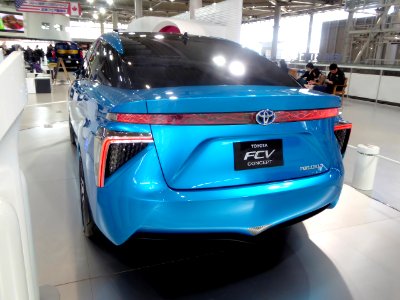 The rearview of Toyota FCV Concept