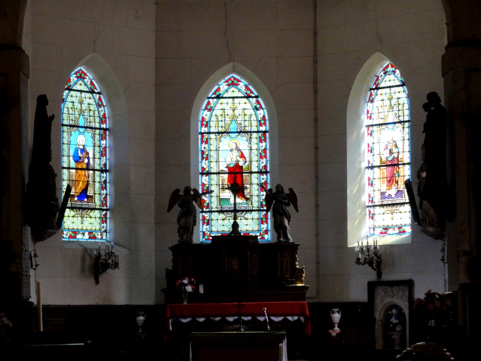 Theuville-aux-Maillots (Seine-Mar.) église, intérieur, choeur