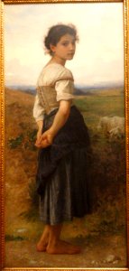 The Young Shepherdess, by William-Adolphe Bouguereau, 1885 - San Diego Museum of Art - DSC06692