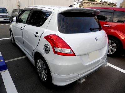 The rearview of Suzuki SWIFT RS (ZC72S)
