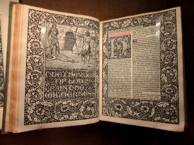 The Well at the World's End, design by William Morris, Hammersmith, Kelmscott Press, 1896 - National Gallery of Art, Washington - DSC09794