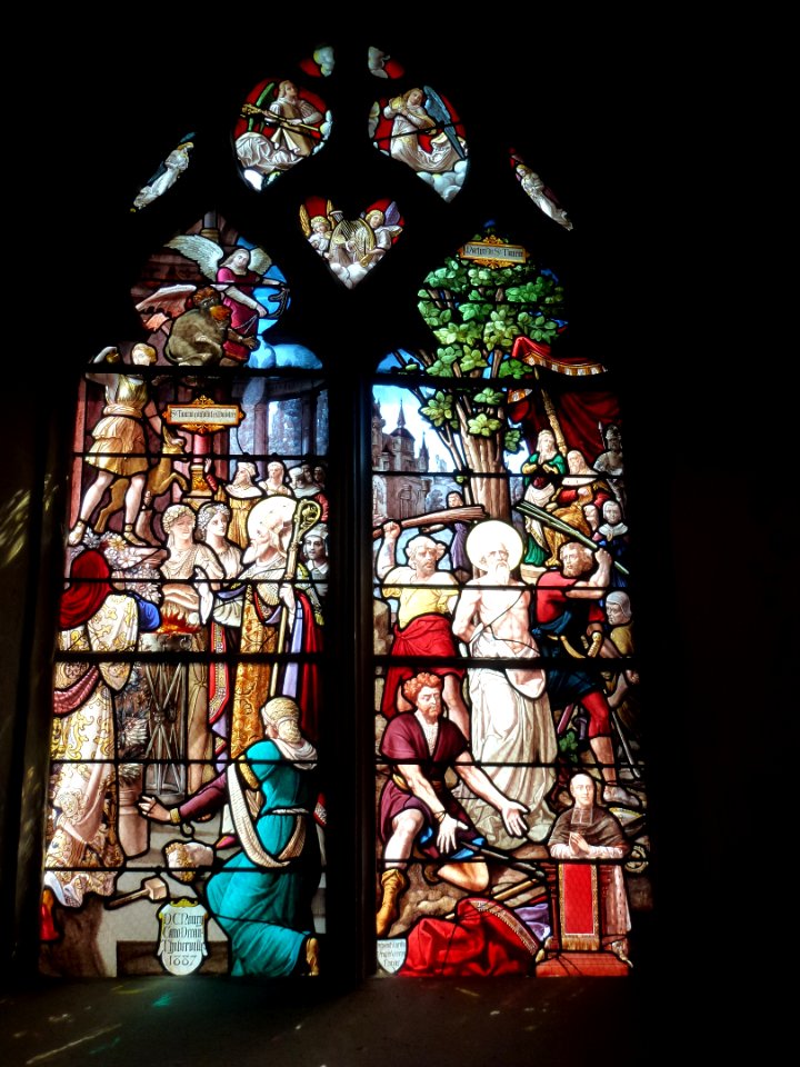 Thiberville (Eure, Fr) église Saint Taurin, vitrail 02