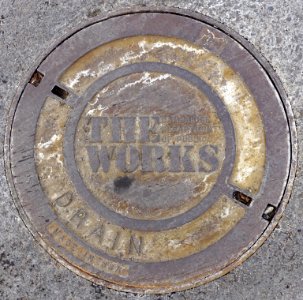 The Works drain - manhole cover - Cambridge, MA - DSC02713-002