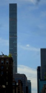 Thinscraper tower in Manhattan