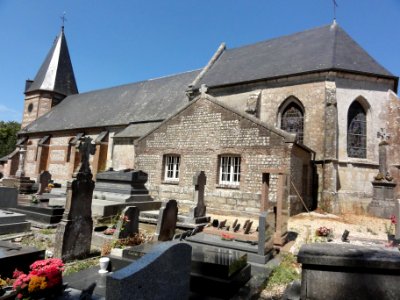 Theuville-aux-Maillots (Seine-Mar.) église, extérieur (02)
