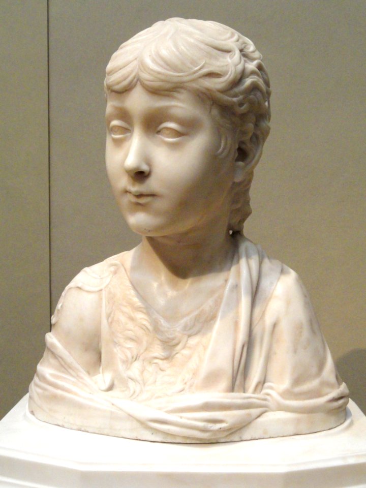 The Young Saint John the Baptist, follower of Desiderio da Settignano, c. 1460, marble - National Gallery of Art, Washington - DSC08866
