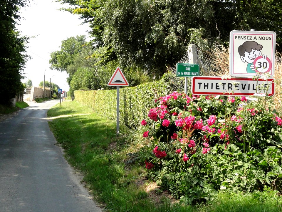 Thiétreville (Seine-Mar.) entrée