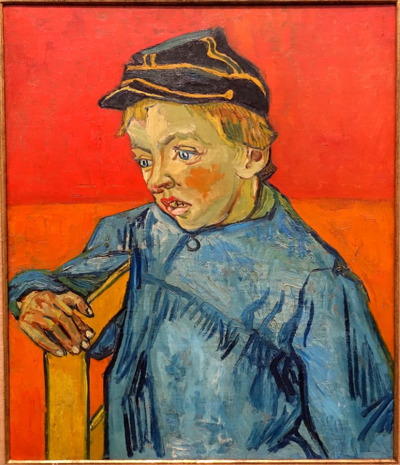 The Schoolboy (The Postman's Son), by Vincent van Gogh, 1888, oil on canvas - Museu de Arte de São Paulo - DSC07369