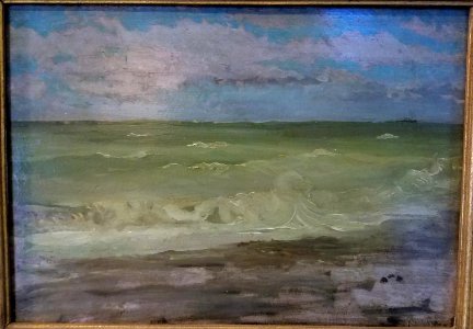 The Sea, Pourville, by James Abbott McNeill Whistler, 1899, oil on panel - Hyde Collection - Glens Falls, NY - 20180224 123540
