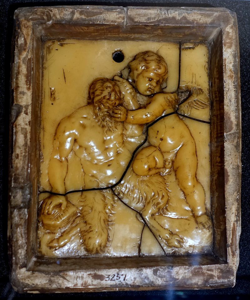 The Triumph of Love, modeler unknown, c. 1777, wax model - Wedgwood Museum - Barlaston, Stoke-on-Trent, England - DSC09583