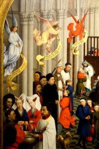 The Seven Sacraments by Rogier van der Weyden, c. 1440-1445, view 5 - Museum M - Leuven, Belgium - DSC05157