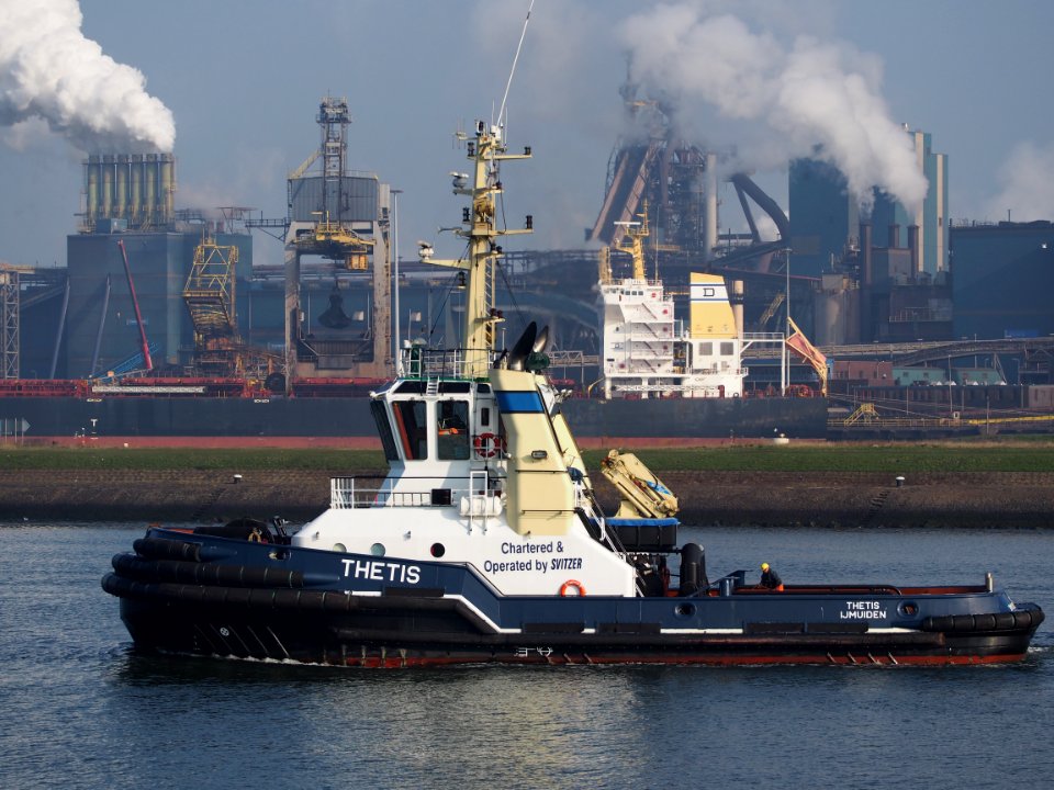 Thetis - IMO 9252527 - Callsign PBKF, Ijmuiden, Port of Amsterdam