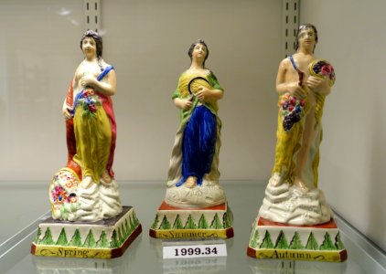 The Seasons, Staffordshire, England, 1820-1830, pearlware, enamel oxides, HD 1999.34 - Flynt Center of Early New England Life - Deerfield, Massachusetts - DSC04613
