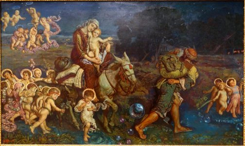 The Triumph of the Innocents by William Holman Hunt, 1870-1903, oil on canvas - Fogg Art Museum, Harvard University - DSC01209
