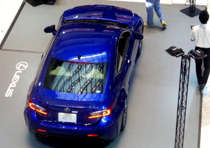 The upper part of Lexus RC F prototype