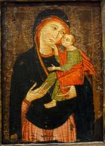 The Virgin and Child, Circle of Cenni di Pepo, called Cimabue, Italy, c. 1295, tempera on panel - Fogg Art Museum, Harvard University - DSC01009