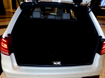 The trunkroom of Mercedes-Benz E63 AMG S 4MATIC STATIONWAGON (S212)