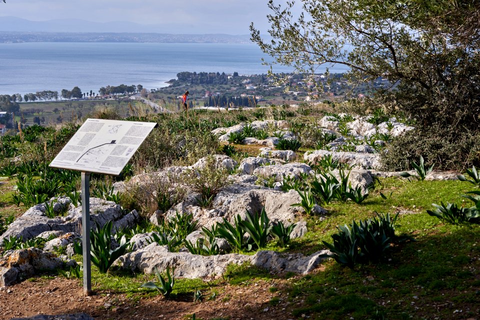 The Sanctuary of Athena on the citadel of Eretria on January 16, 2020