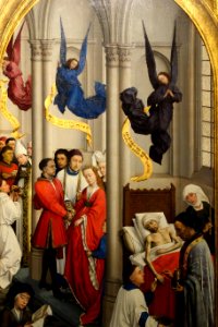 The Seven Sacraments by Rogier van der Weyden, c. 1440-1445, view 6 - Museum M - Leuven, Belgium - DSC05159