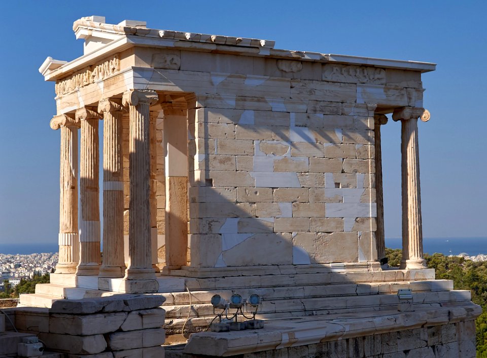 The Temple of Athena Nike on July 23, 2019