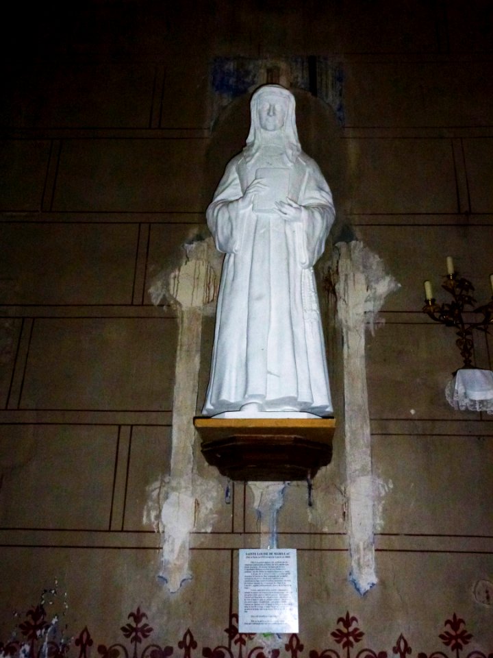 Thibouville (Eure, Fr) église Saint-Paterne, statue Sainte Louise de Marillac