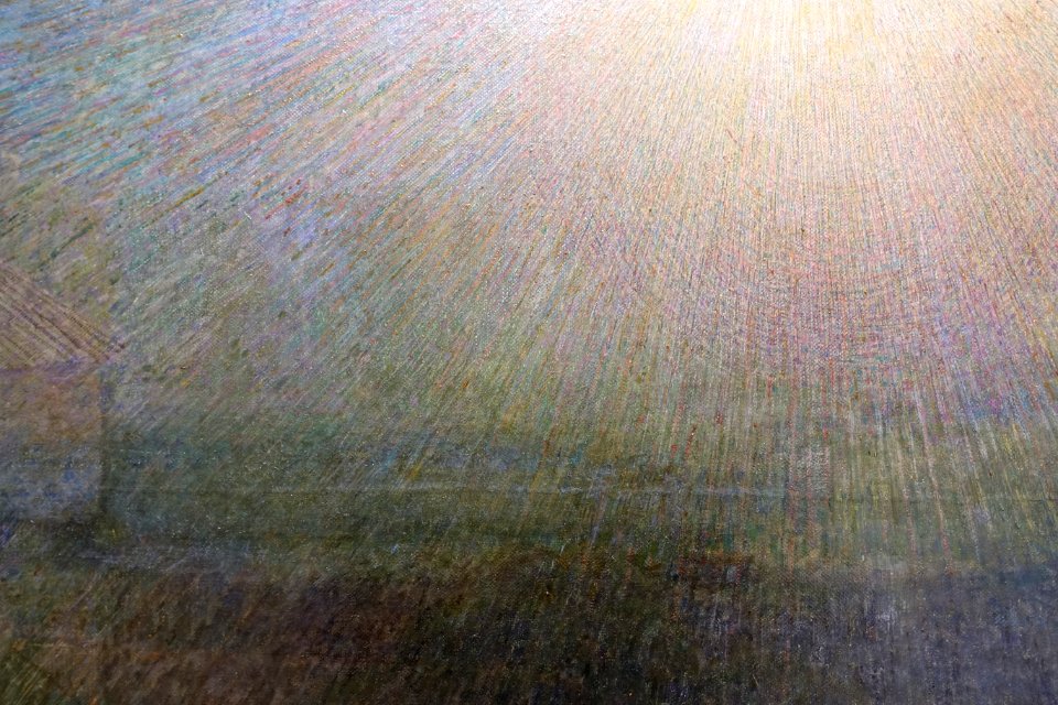 The Sun by Giuseppe Pellizza, 1904, detail - Galleria nazionale d'arte moderna - Rome, Italy - DSC05313