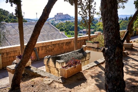 The sarcophagus on Ardettus Hill on June 5, 2020