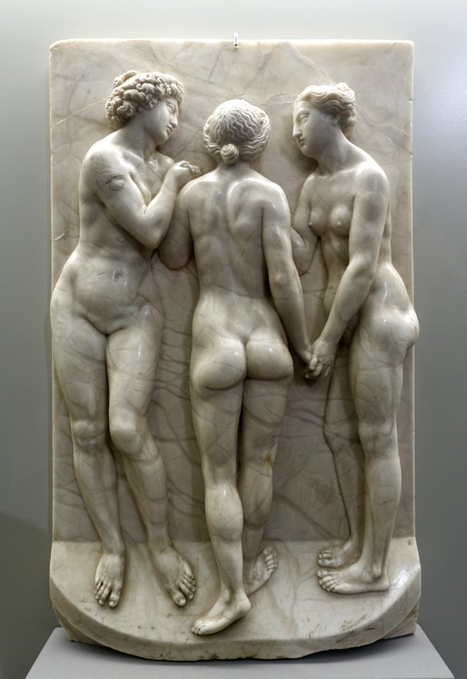 The Three Graces by Leonhard Kern, before 1650, alabaster - Bode-Museum - DSC03392