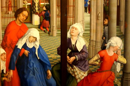 The Seven Sacraments by Rogier van der Weyden, c. 1440-1445, view 7 - Museum M - Leuven, Belgium - DSC05163