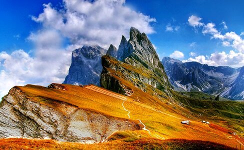 Alpine italy unesco world heritage photo