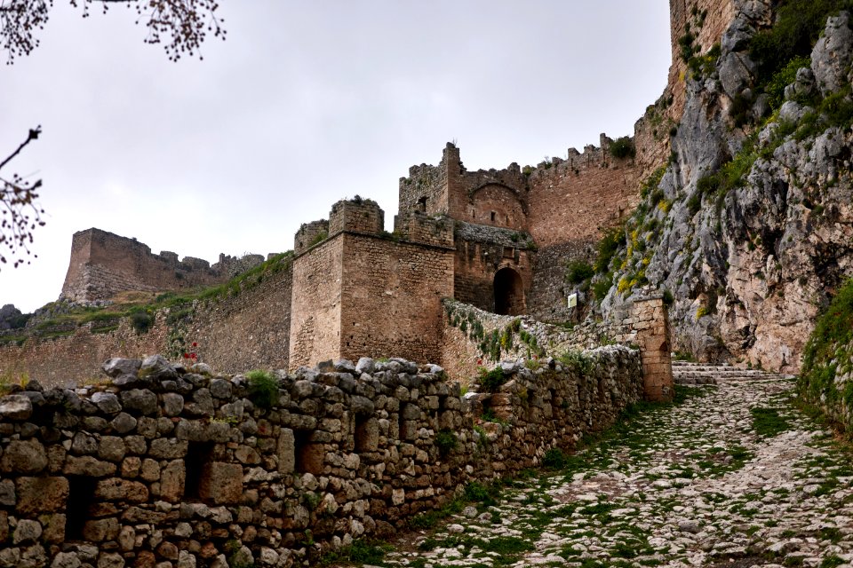 The second gate of the Castle of Acrocorinth on 6 April 2019