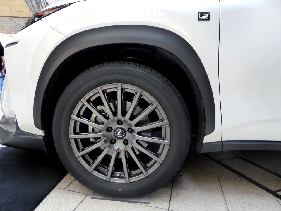 The tire wheel of Lexus NX 200t F SPORT (AGZ10)