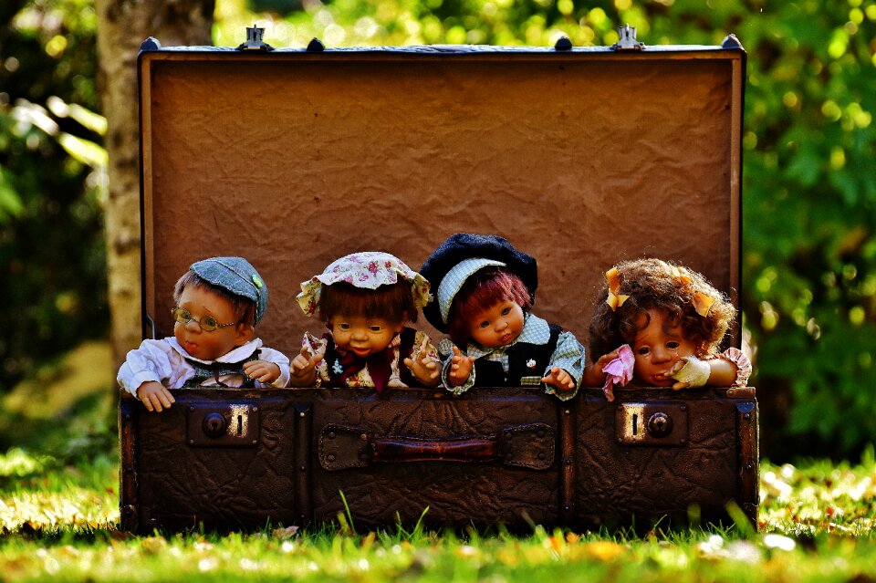 Funny sweet luggage