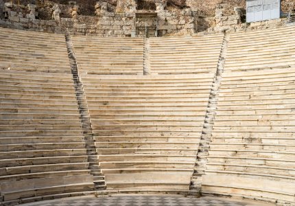 Theatre Herodes Atticus Acropolis Athens Greece photo