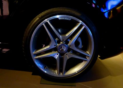 The tire wheel of Mercedes-Benz B250 4MATIC Sports (W246)