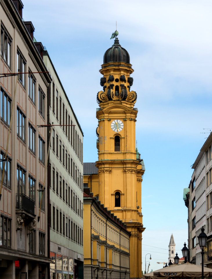 Theatinerstrasse Theatinerkirche Munich