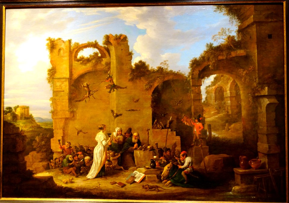 The Temptation of St. Anthony, by David Teniers the Younger, 1665-1670, oil on canvas - National Museum of Western Art, Tokyo - DSC08480