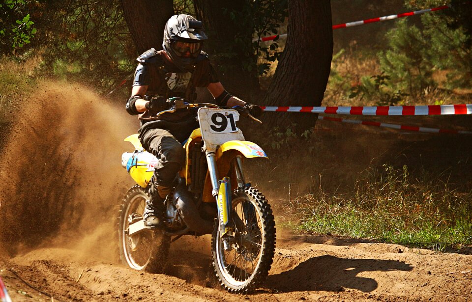 Motorcycle cross motocross ride