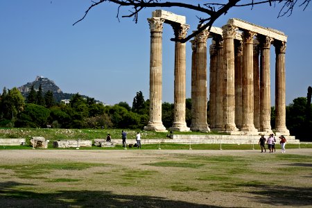 The Temple of Olympian Zeus on October 19, 2018