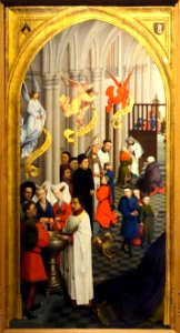 The Seven Sacraments by Rogier van der Weyden, c. 1440-1445, view 4 - Museum M - Leuven, Belgium - DSC05153