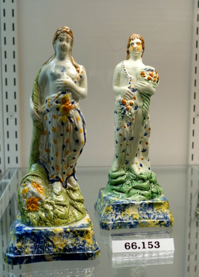 The Seasons, Staffordshire, England, 1790-1810, pearlware, underglaze enamel oxides, HD 66.153 - Flynt Center of Early New England Life - Deerfield, Massachusetts - DSC04607