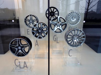 The tire wheels of Mercedes-AMG vehicles