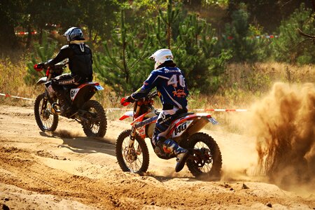 Motorcycle cross motocross ride