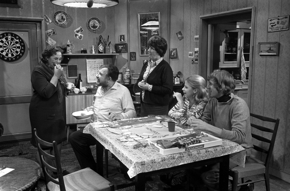 TV-serie Tot de dood ons scheidt van KRO Hans Tiemeyer (vader), Mieke Verstr…, Bestanddeelnr 922-7380